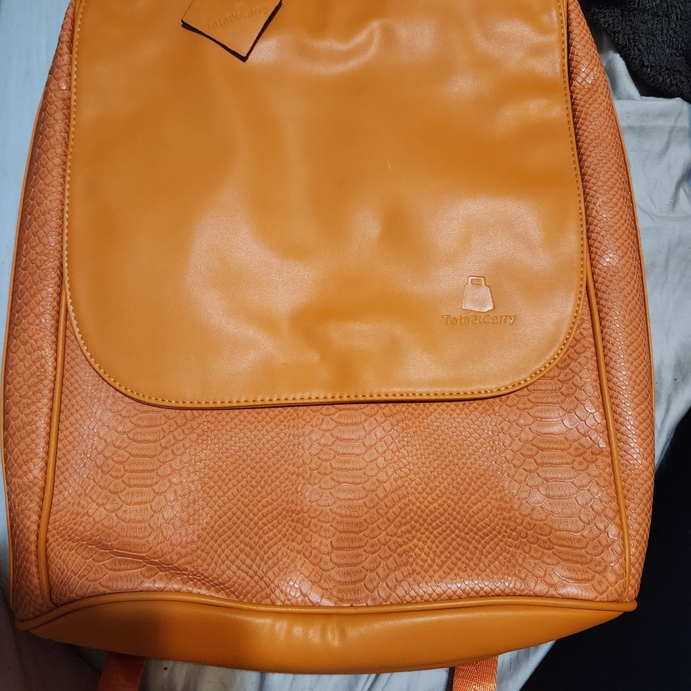 Men's Orange Backpack